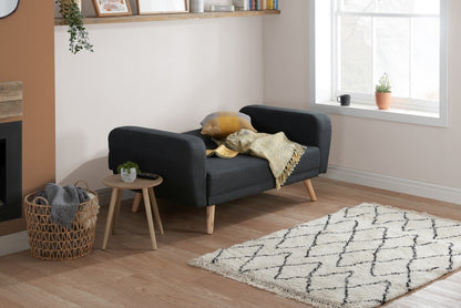 Farrow Grey Fabric 2 Seater Sofabed