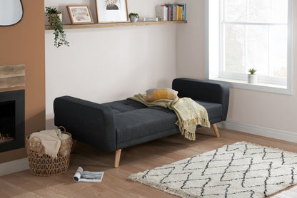 Farrow Grey Fabric 3 Seater Sofabed