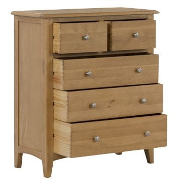 Kilkenny Oak 2+3 Drawer Chest