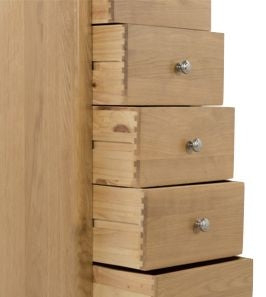 Kilkenny Oak 5 Drawer Tall Chest