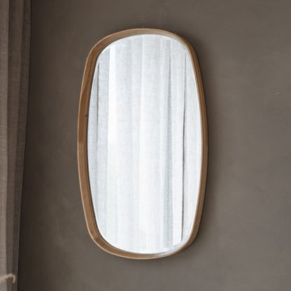 Keaton Oak Mirror - 90cm x 55cm