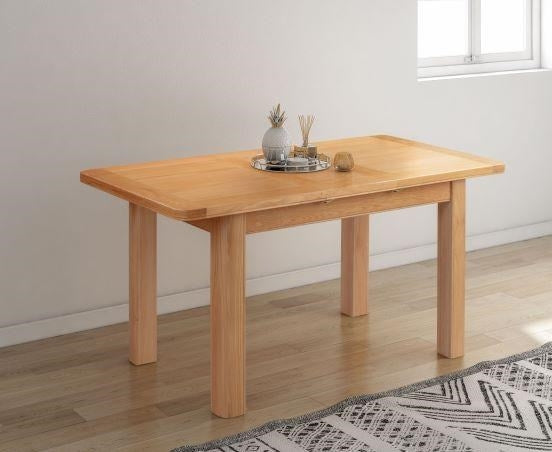 Clarion Oak 4 Seater Extending Dining Table