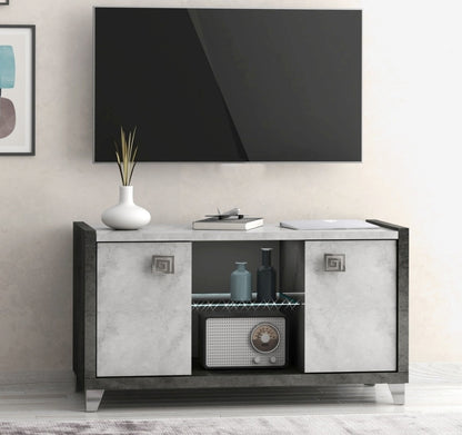 Milo Grey Marble Effect 2 Door Italian TV Unit