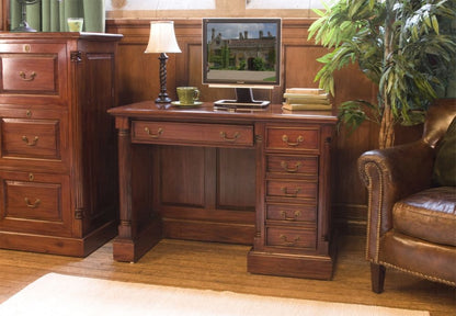 La Roque Mahogany 6 Drawer Computer Desk