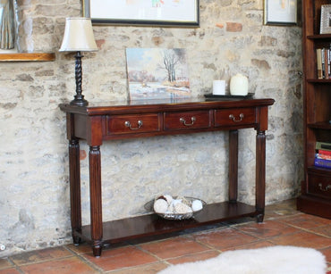 La Roque Mahogany Console Table