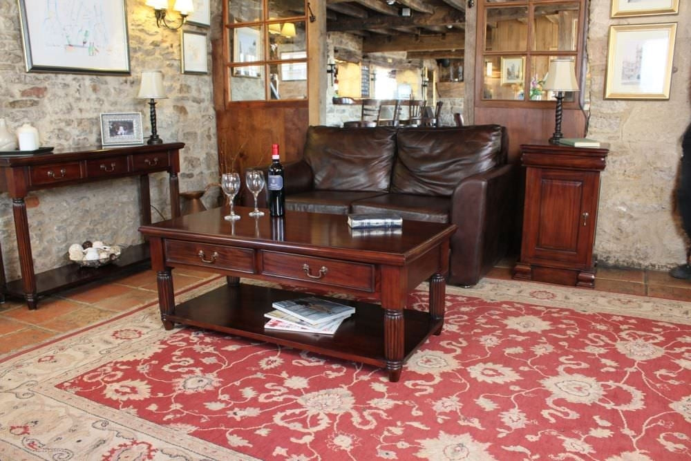 La Roque Mahogany Console Table