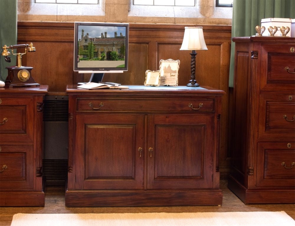 La Roque Mahogany Home Office Desk