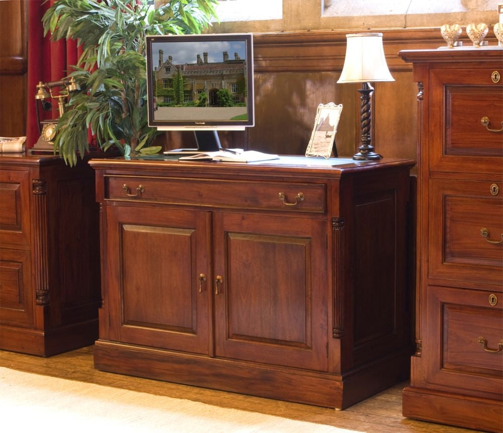 La Roque Mahogany Home Office Desk