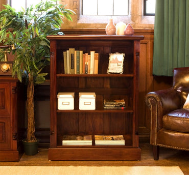 La Roque Mahogany Low Bookcase