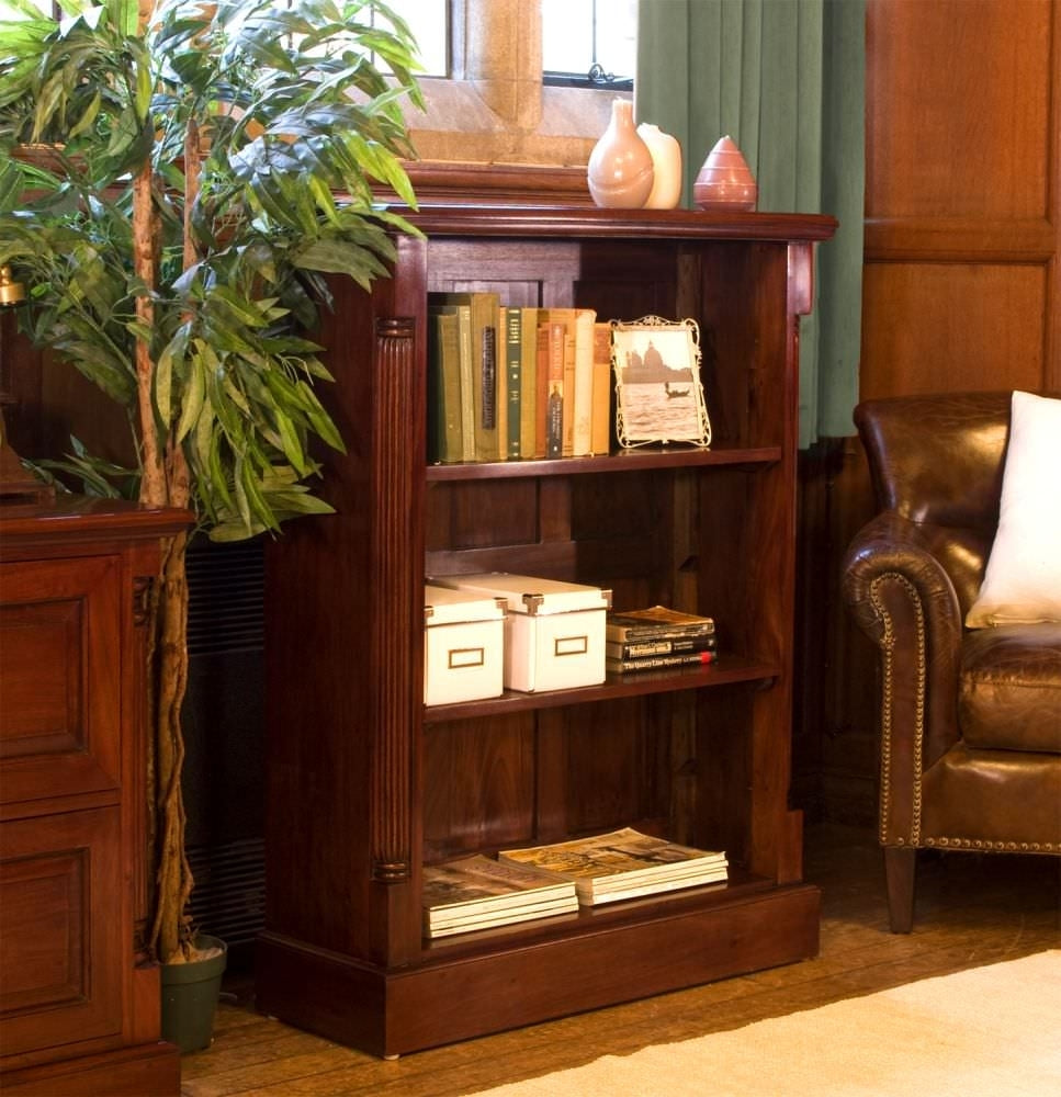 La Roque Mahogany Low Bookcase