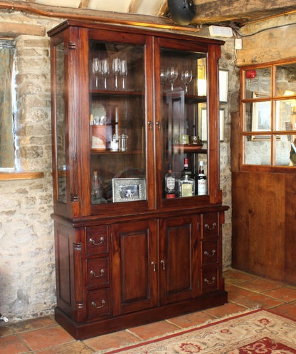 La Roque Mahogany 2 Door 6 Drawer Sideboard