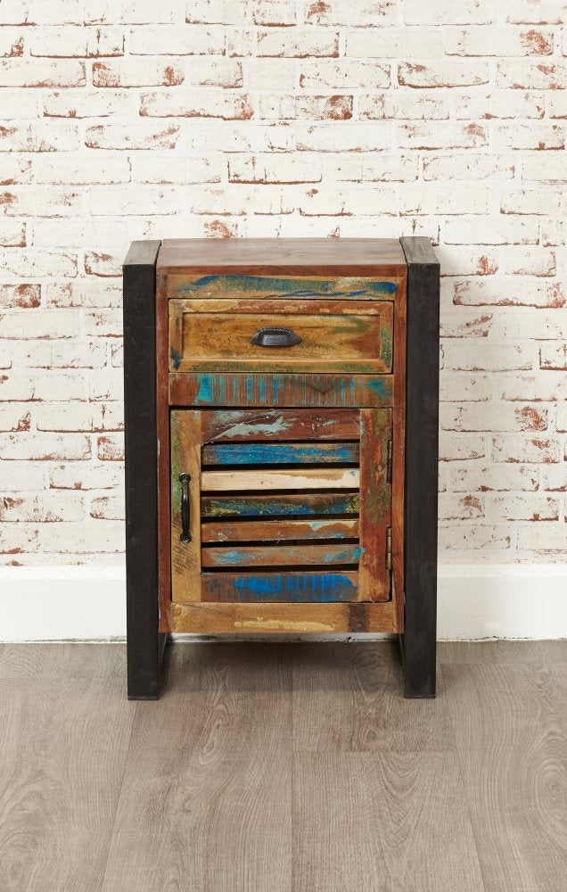 Urban Chic Reclaimed 1 Door Lamp Table