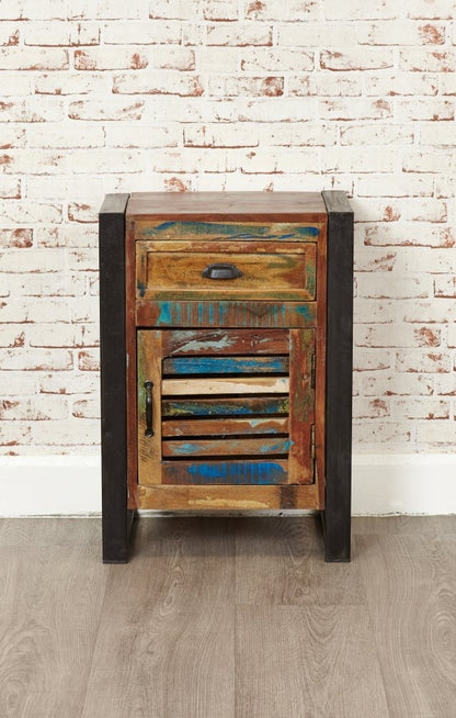 Urban Chic Reclaimed 1 Door Lamp Table