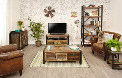 Urban Chic Reclaimed 2 Door 2 Drawer Coffee Table