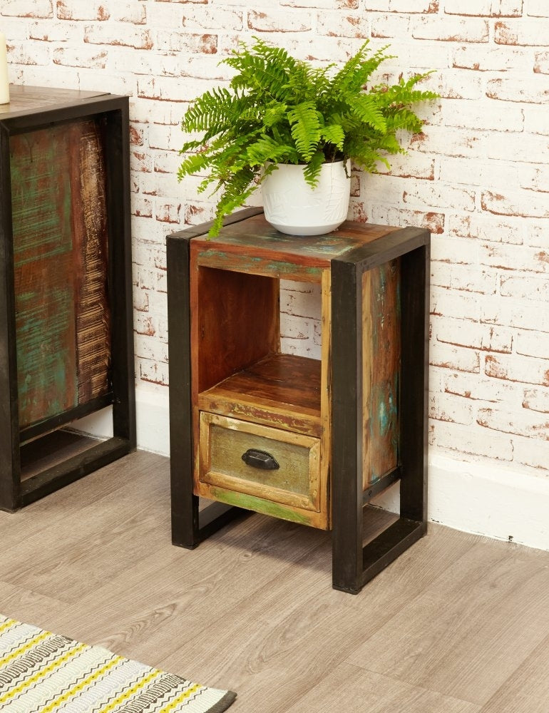 Urban Chic Reclaimed Bedside Cabinet