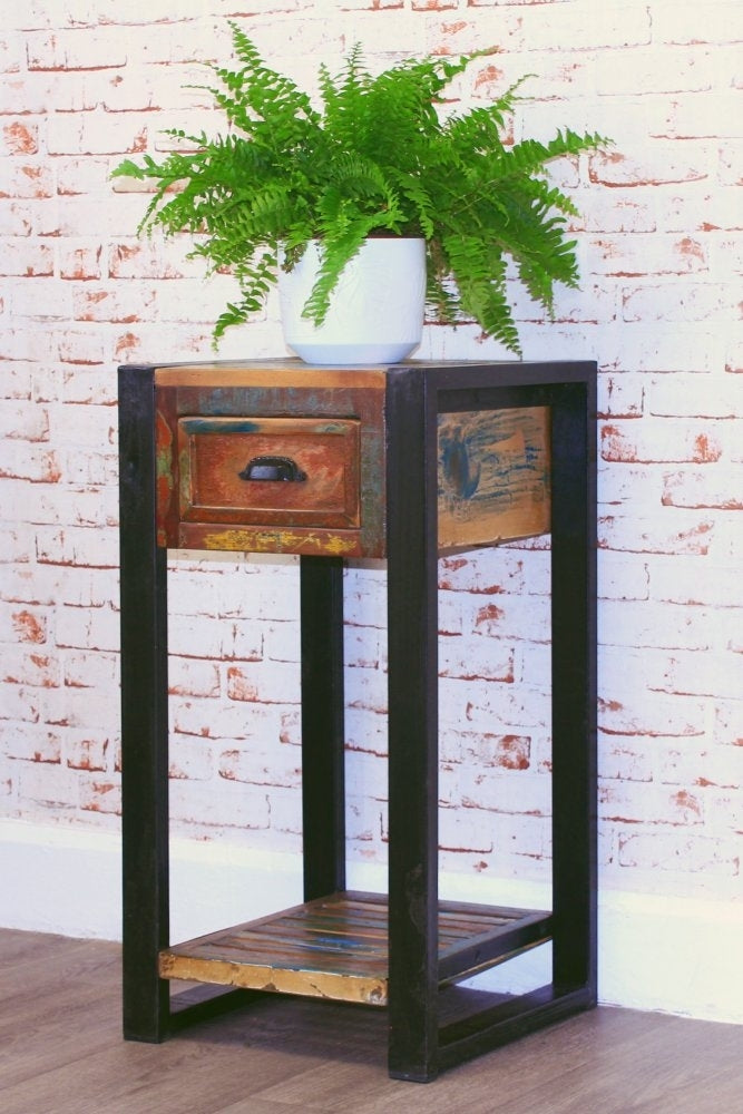 Urban Chic Reclaimed Lamp Table