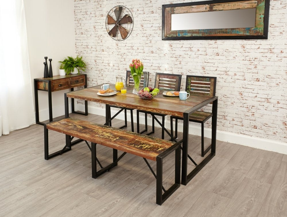 Urban Chic Reclaimed Large Dining Bench