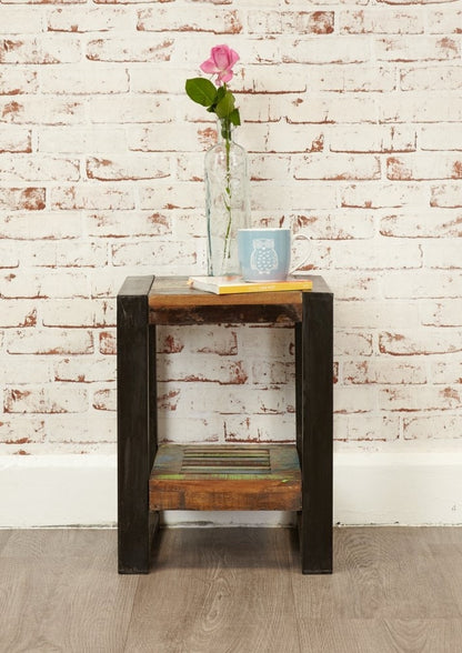 Urban Chic Reclaimed Low Lamp Table