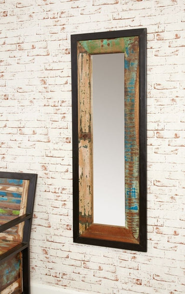 Urban Chic Reclaimed Rectangular Mirror - 55cm x 150cm