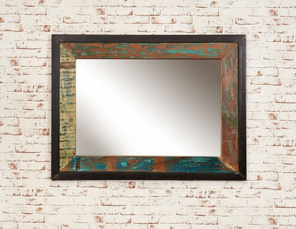 Urban Chic Reclaimed Rectangular Mirror - 90cm x 120cm