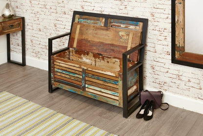 Urban Chic Reclaimed Storage Monks Bench