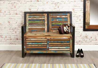 Urban Chic Reclaimed Storage Monks Bench