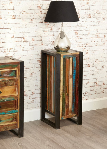 Urban Chic Reclaimed Tall Lamp Table