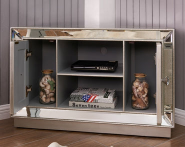 Sofia Mirrored Corner TV Unit