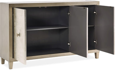 Nova 3 Door Sideboard with Glass Top