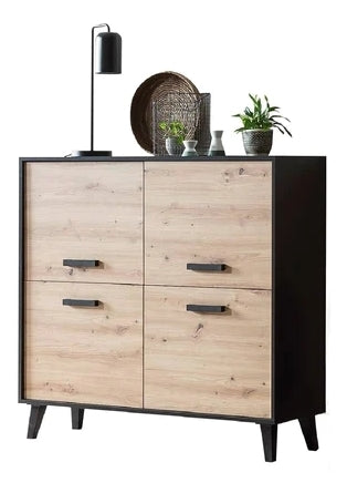 Artona Oak 4 Door Sideboard