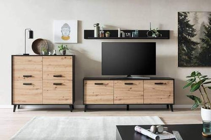 Artona Oak 4 Door Sideboard