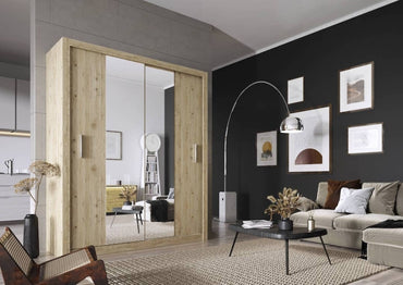 Idea Oak San Remo 2 Door Sliding Wardrobe