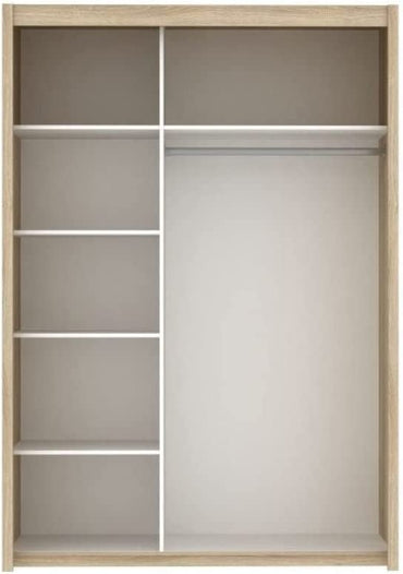 Inova Oak Sonoma 2 Door Sliding Wardrobe