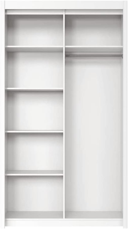 Inova White Matt Sliding Door Wardrobe