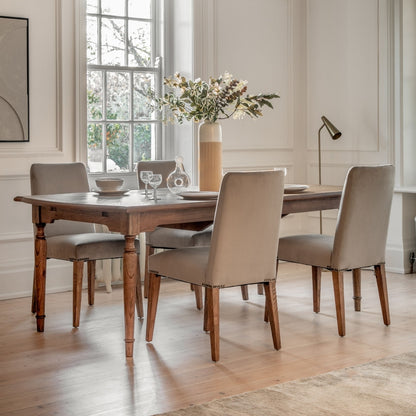 Highgrove Mindy Wood Extending Dining Table - 215cm-260cm