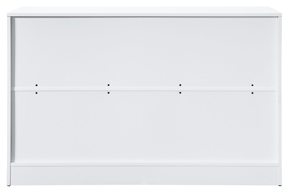 Oslo White 6 Drawer Wide Chest