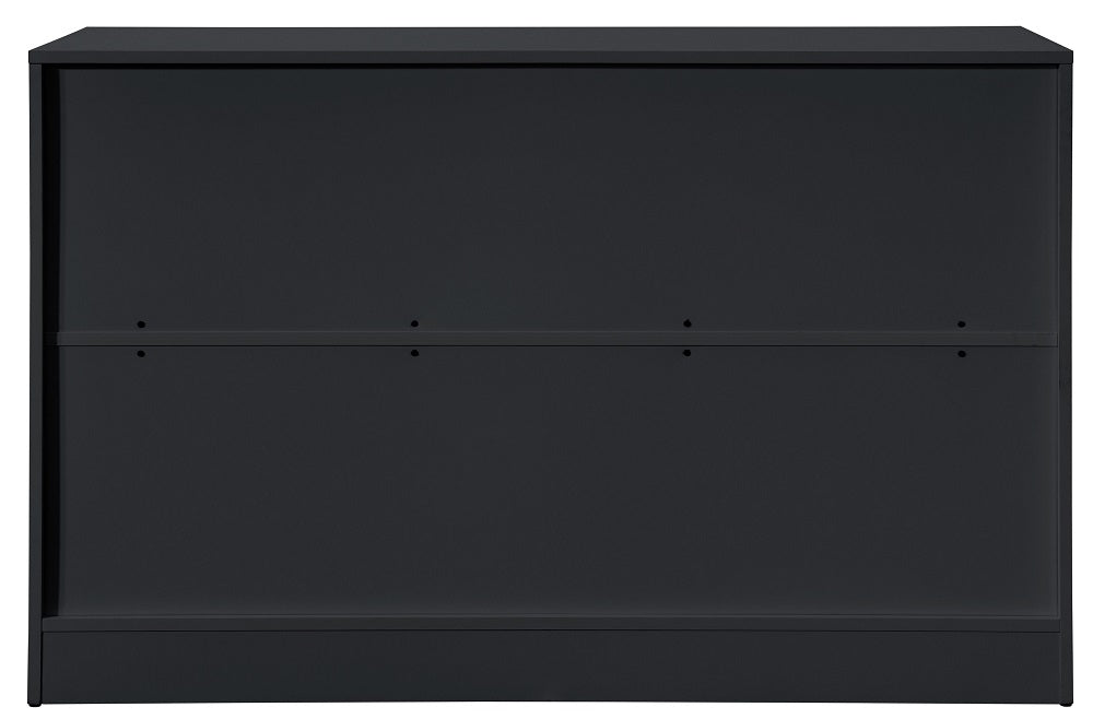 Oslo Black 6 Drawer Wide Chest