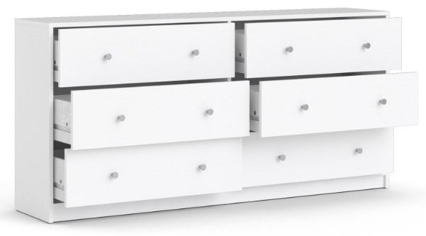 May Chest of 6 Drawer in White