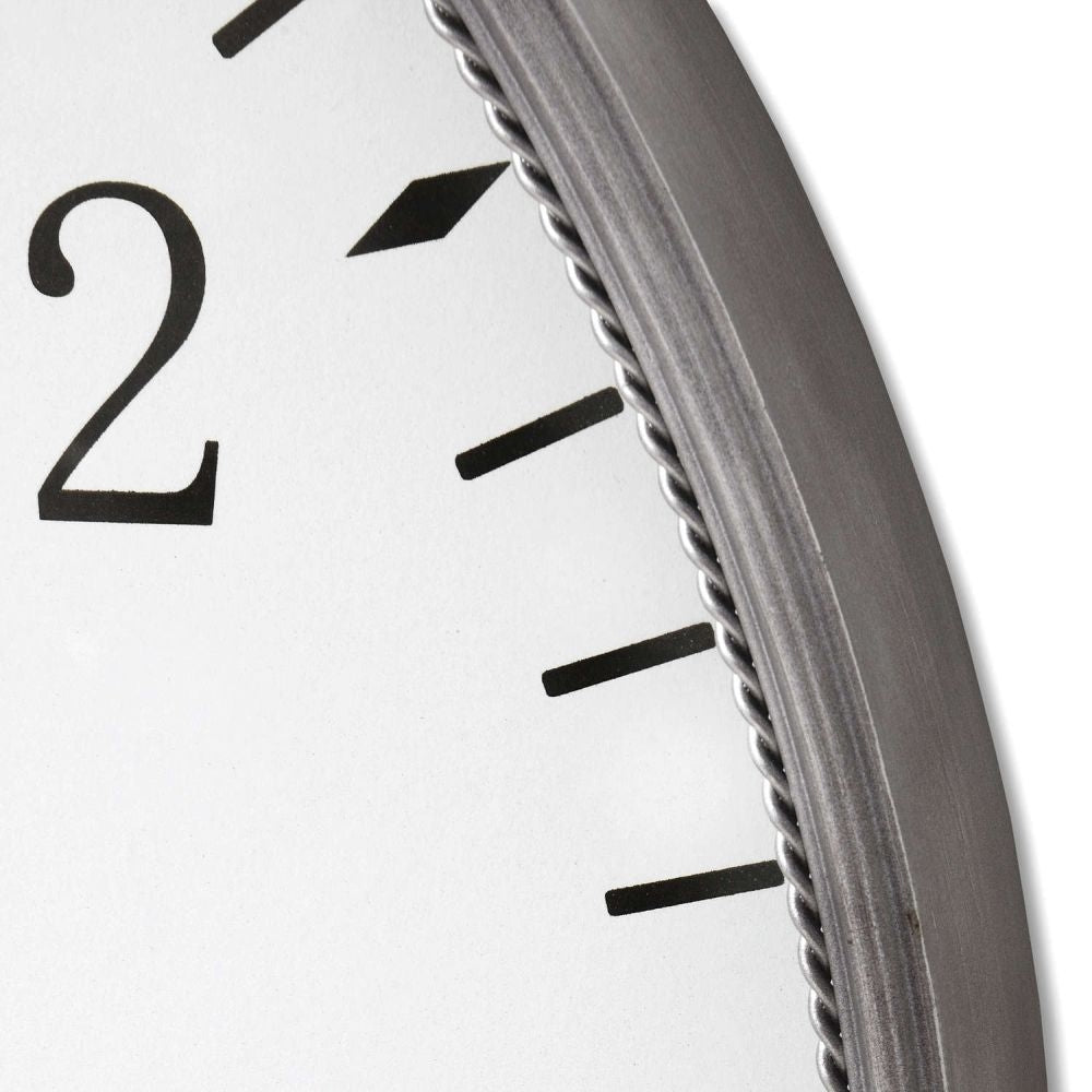 Silver Pocket Watch Wall Clock - 80cm x 96cm