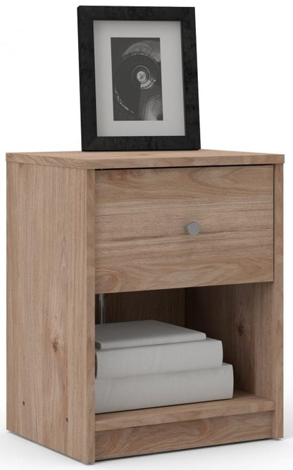 May Bedside 1 Drawer in Jackson Hickory Oak