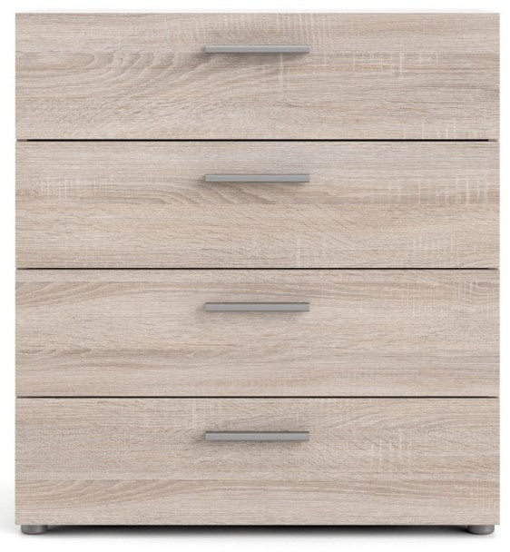 Pepe Chest of 4 Drawer in Truffle Oak