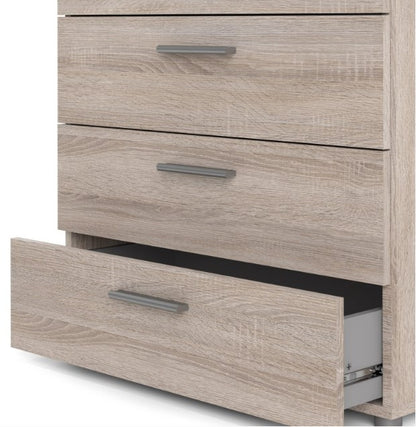 Pepe Chest of 4 Drawer in Truffle Oak