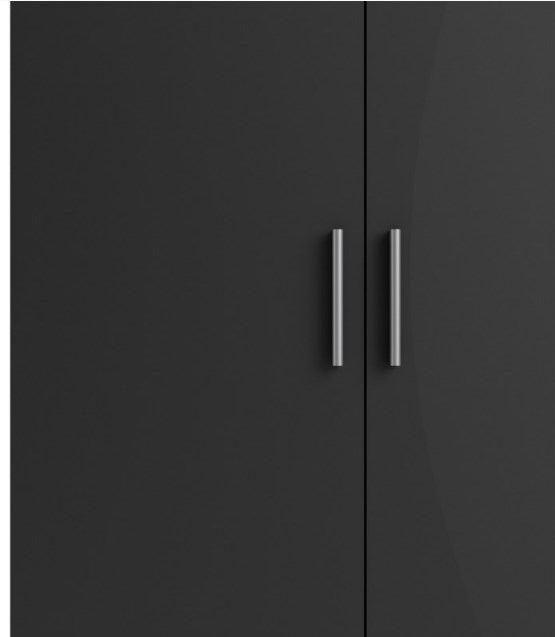 Pepe Wardrobe with 2 Door in Black