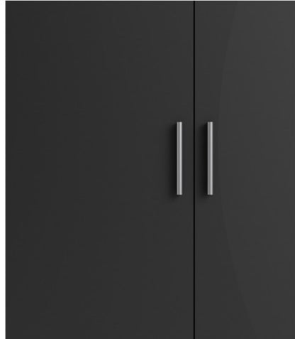 Pepe Wardrobe with 2 Door in Black