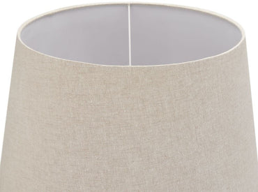 Delaney Grey Pineapple Lamp with Linen Shade