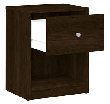 May Bedside 1 Drawer in Coffee