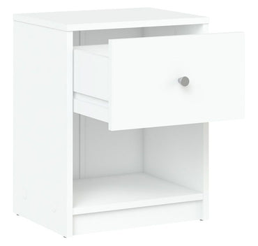 May Bedside 1 Drawer in White