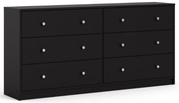 May Chest of 6 Drawer in Black