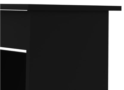 Function Plus Desk 3+1 Handle Free Drawer in Black