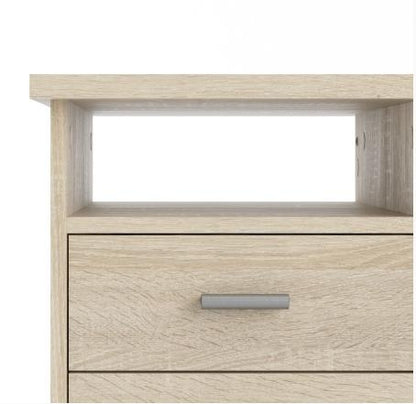 Function Plus 4 Drawer Desk in Oak